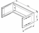 19"  1U 482x350x45 mm PatchBox, , 