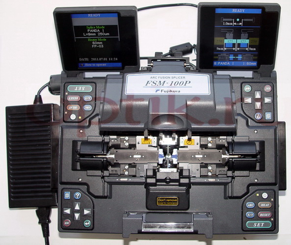 Сварочный аппарат оптического волокна Fujikura FSM-100P Сварочный аппарат оптического волокна Fujikura FSM-100P