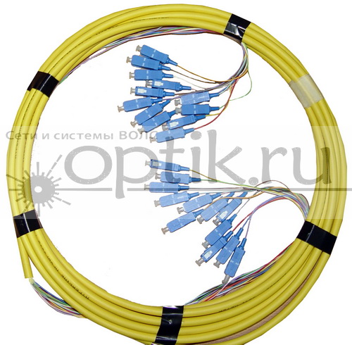 Кабельная сборка 12 ОВ, SCU-SCU, SM, 7м 12хSCU-SCU-7 Кабельная сборка 12 ОВ, SCU-SCU, SM, 7м 12хSCU-SCU-7