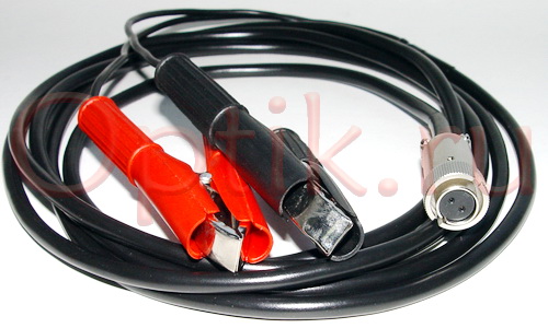 Шнур питания для Fujikura FSM-40S/30S DCC-05 от аккумулятора 12В Шнур питания для Fujikura FSM-40S/30S DCC-05 от аккумулятора 12В