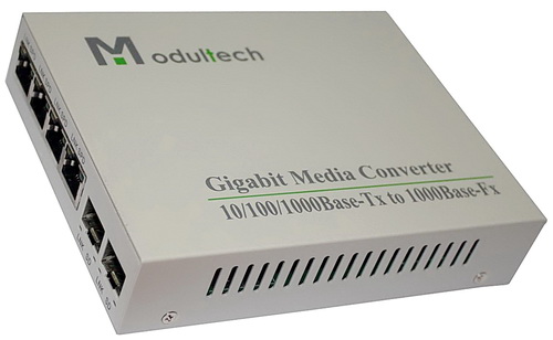 Конвертер 4х10/100/1000 - 2хSFP ModulTech MT-8110G-24-SFP-AS Конвертер 4х10/100/1000 - 2хSFP ModulTech MT-8110G-24-SFP-AS