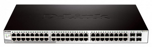 Коммутатор 48х10/100/1000 +4SFP L2 упр D-Link WebSmart DGS-1210-52/B1A Коммутатор 48х10/100/1000 +4SFP L2 упр D-Link WebSmart DGS-1210-52/B1A