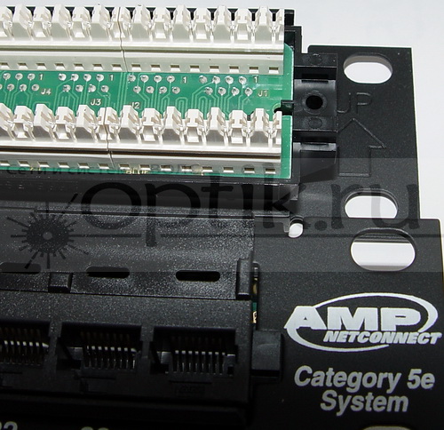 Патч-панель коммутационная RJ-45х24, 1U, тип 110, категория 5е AMP Патч-панель коммутационная RJ-45х24, 1U, тип 110, категория 5е AMP